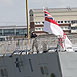 HMS DEFENDER leaves London