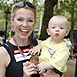 Nell McAndrew  with her son Devon  2007