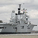 HMS Ark Royal leaves London